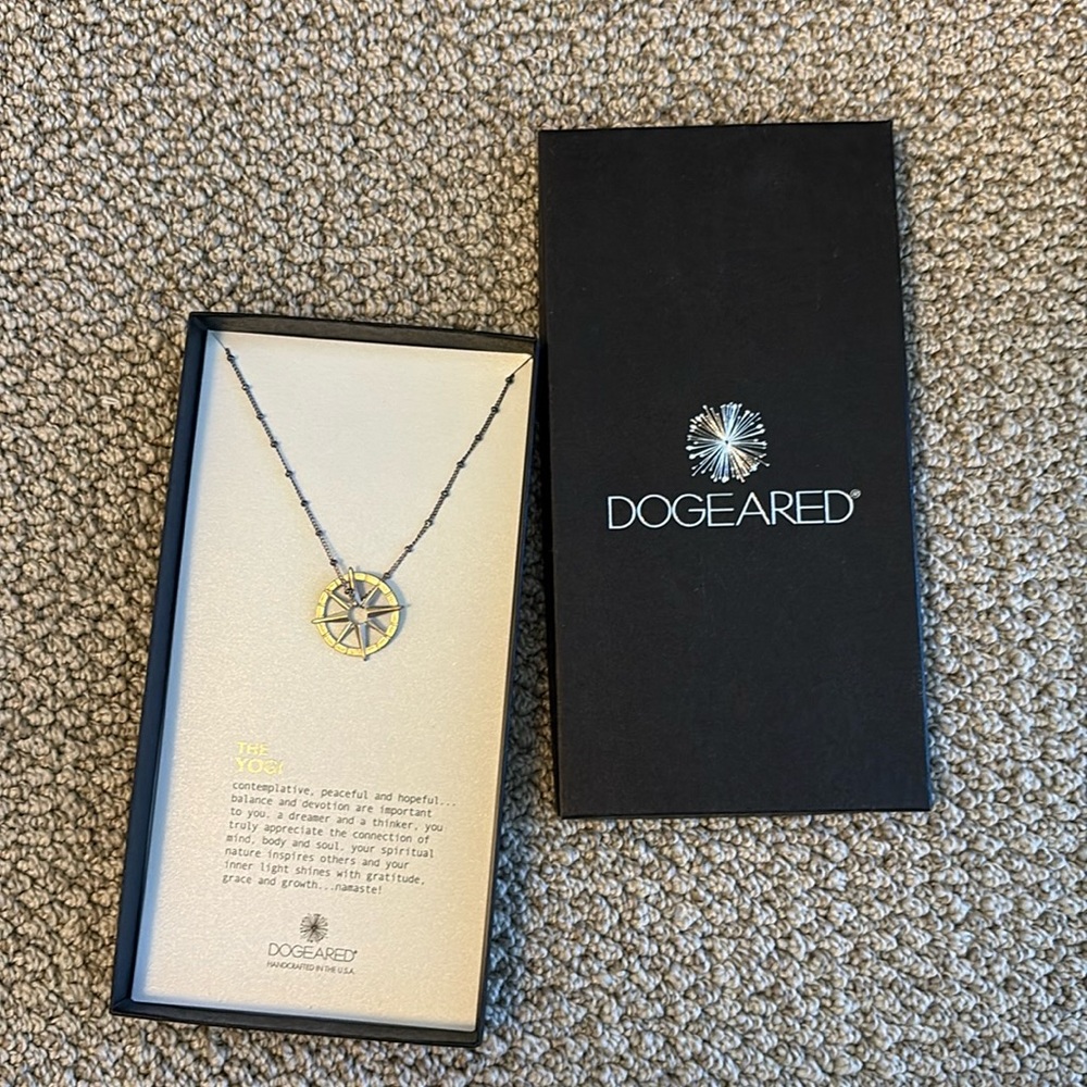 Dogeared, The Yogi, Compass Token 18”